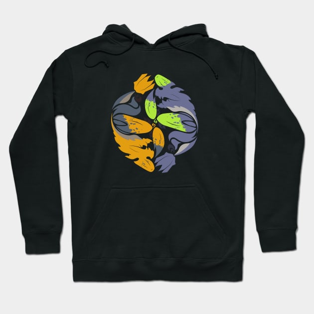 Explosive Force - Brachydios and Raging Brachydios Hoodie by kinokashi